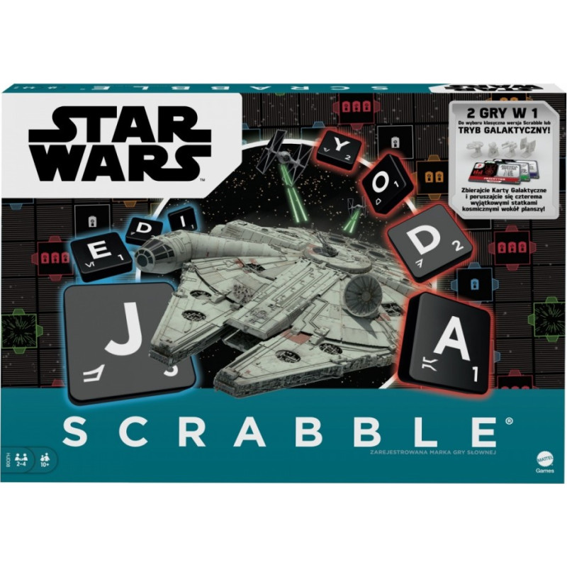 Mattel Gra scrabble gwiezdne wojny star wars