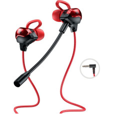 Wekome Słuchawki przewodowe gamingowe et-y30 et series - jack 3.5mm czerwone