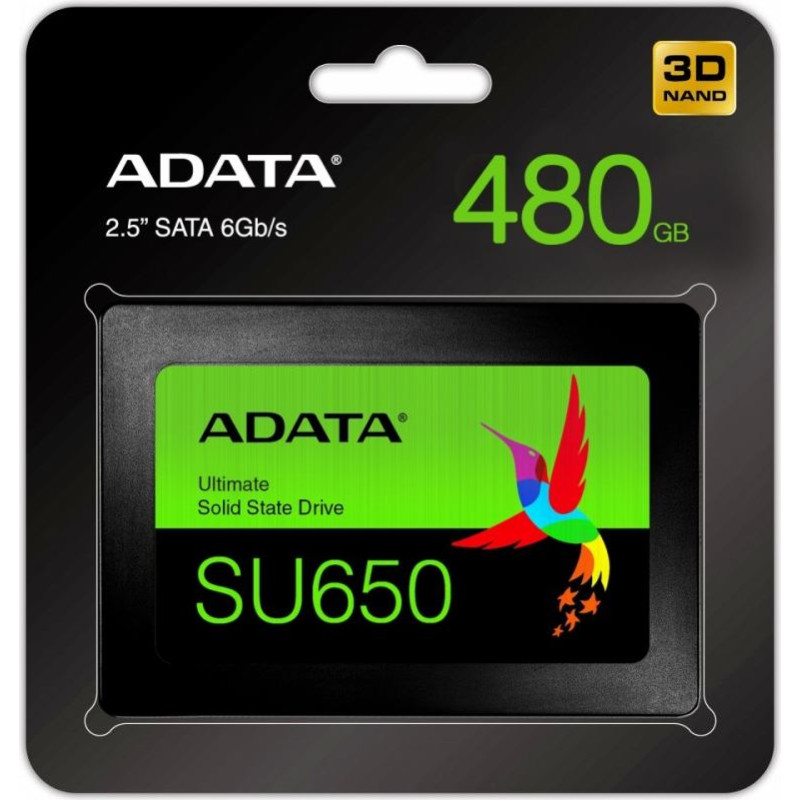 Adata Dysk ssd ultimate su650 480gb 2.5 s3 3d tlc retail