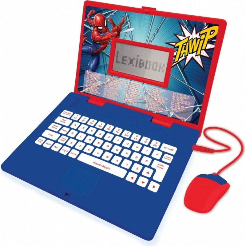 Lexibook Laptop edukacyjny spider-man trzyjęzyczny ua/eng/pl 186 aktywności