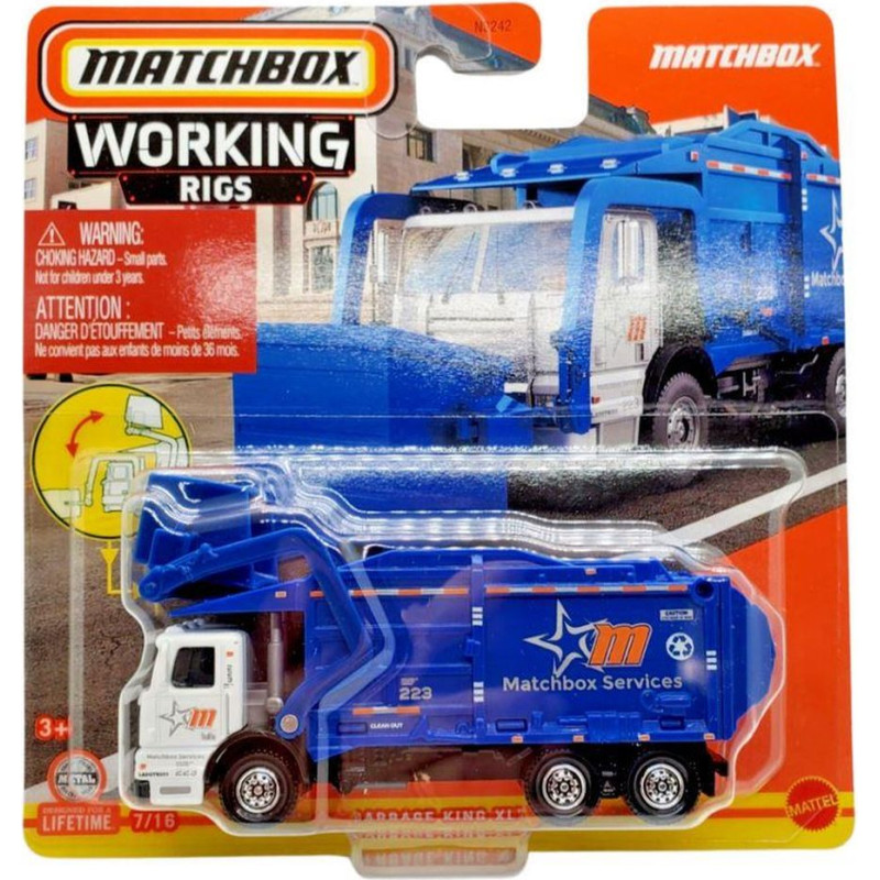 Mattel Matchbox Real Working Rigs - Garbage King XL (HVV12)