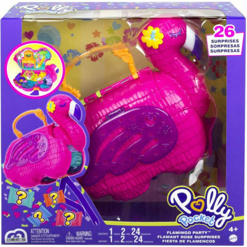 Mattel Polly Pocket - Flamingo Party Piniata (HGC41)