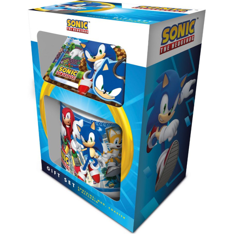 Pyramid International Pyramid SEGA: Sonic The Hedgehog - Mug, Coaster  Keychain Gift Set (GP86530)