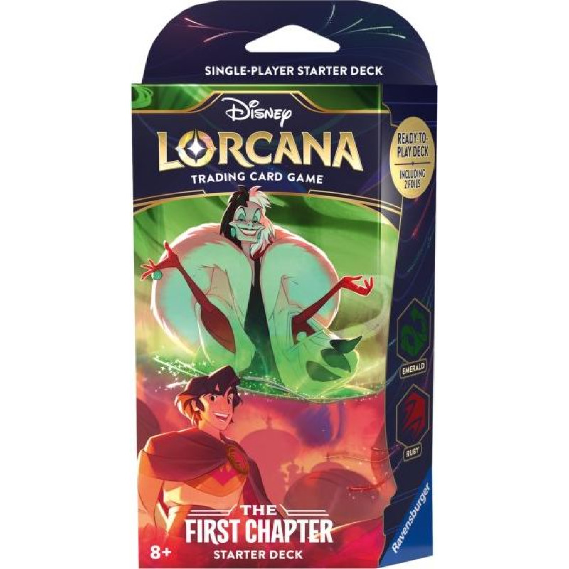 Disney Lorcana : The First Chapter TCG Starter Deck Ruby & Emerald