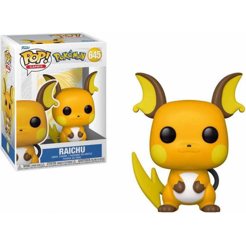 Funko Pop! Games: Pokemon - Raichu #645 Vinyl Figure