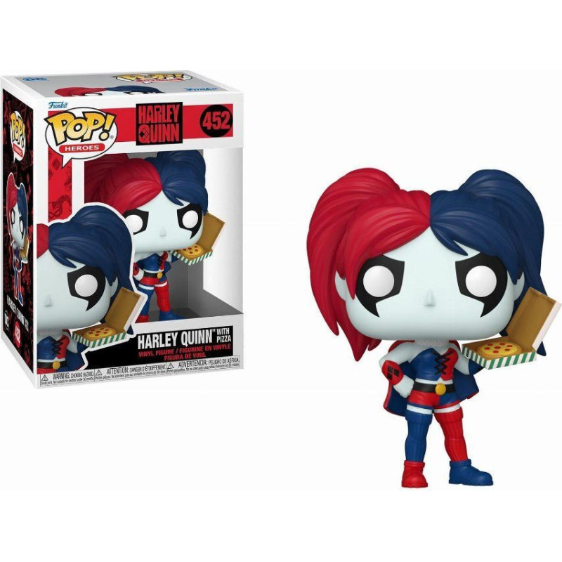 Funko Pop! Heroes: Harley Quinn - Harley Quinn with Pizza #452 Vinyl Figure