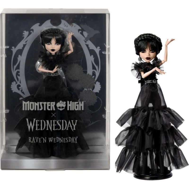 Mattel Monster High X Wednesday - Ravens Wednesday (HXJ03)