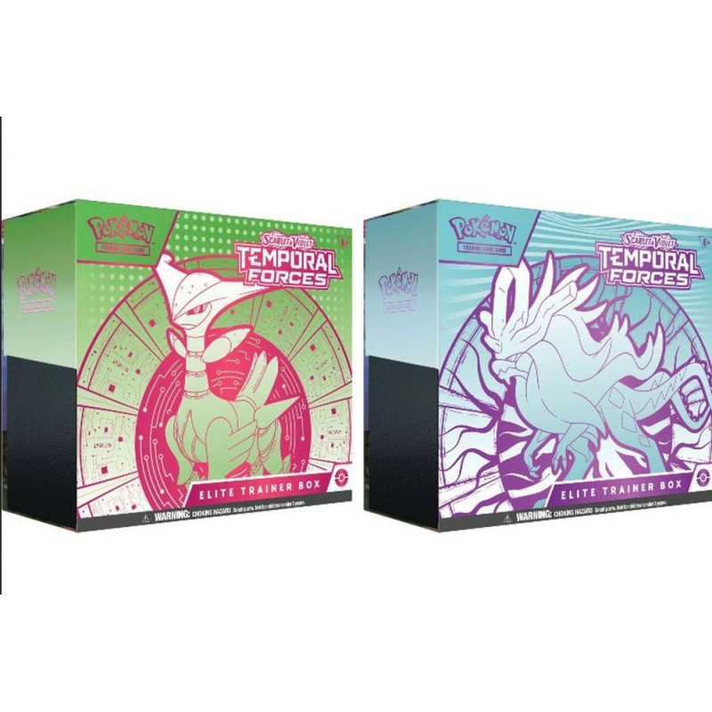 The Pokémon Company International Pokemon TCG Scarlet  Violet: Temporal Forces Elite Trainer Box (Random) (POK856570)