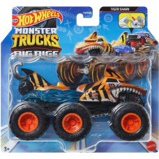 Mattel Hot Wheels: Monster Trucks Big Rigs - Tiger Shark Vehicle  (HWN88)