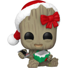 Funko Pop! Marvel: Holiday – Groot #1440 Bobble-Head Vinyl Figure