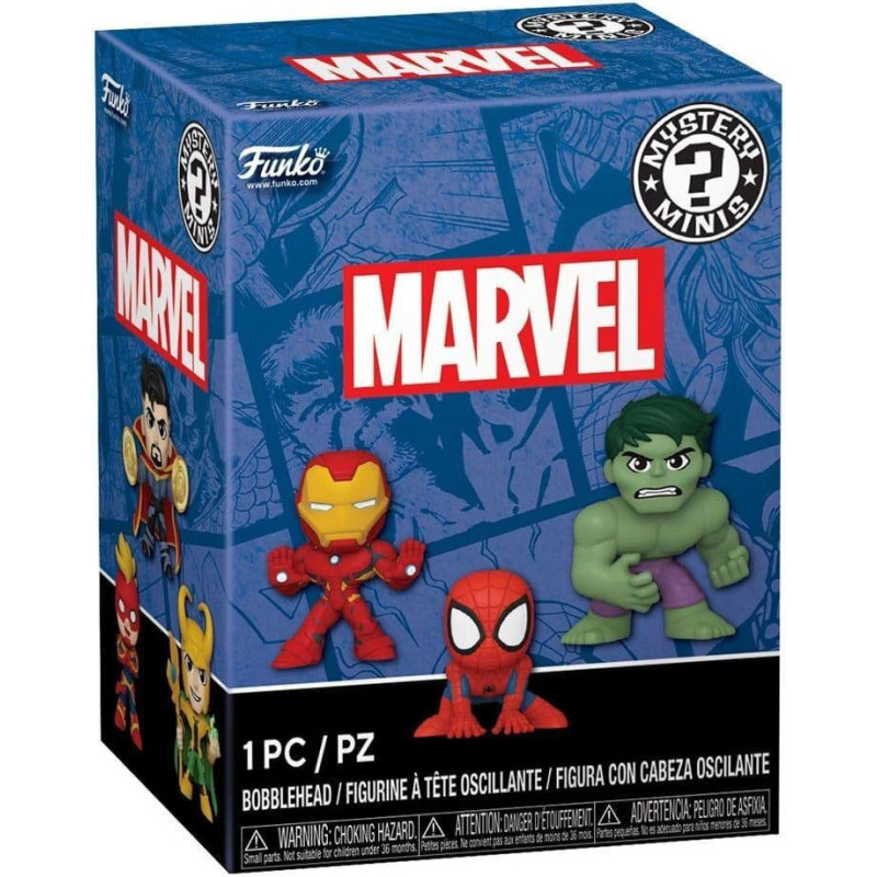 Funko Mystery Minis: Marvel - New Classics (12 pcs PDQ) (Blind Box/Random) Bobble-Head Vinyl Figures