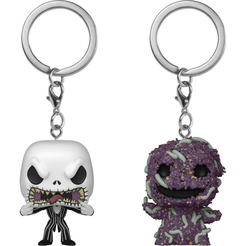 Funko 2-Pack Pocket Pop!: The Night Before Christmas - Jack Skellington & Oogie Boogie Vinyl Figure Keychains