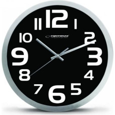 Esperanza zegar ścienny zurich czarny ehc013k