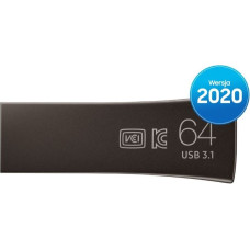 Samsung Pendrive bar plus usb3.1  64 gb titan gray