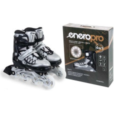 ROLLER SKATES-ROLLER SKATES-ICE SKATING 4IN1 ENERO PRO LED 38-41 GRAY
