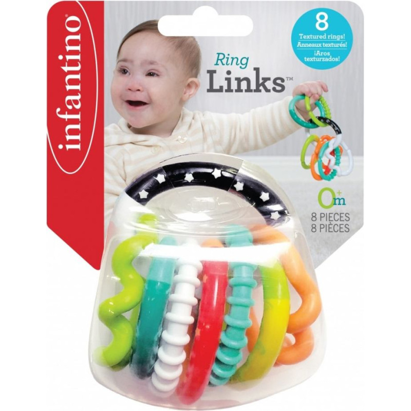 B-Kids Łańcuch gryzaczków infantino 8 elementów