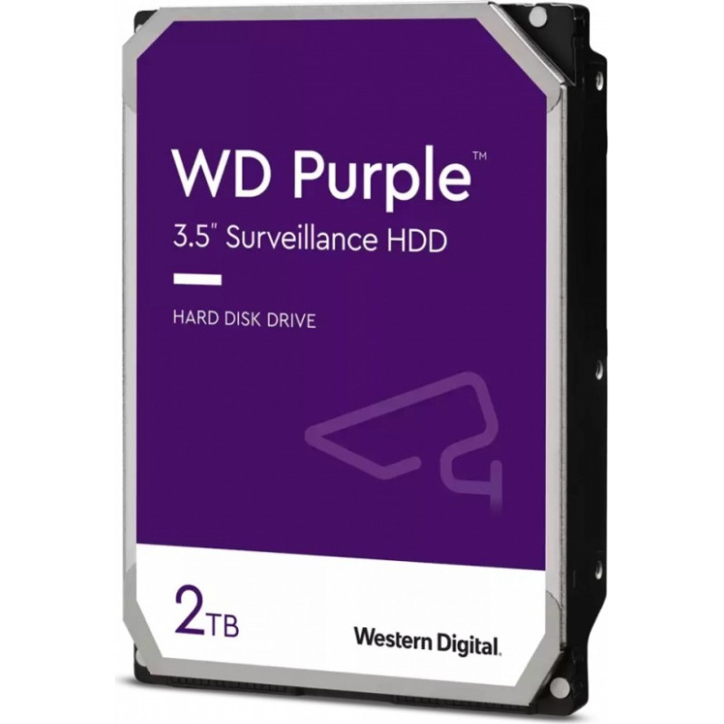 Western Digital Dysk twardy wd purple 2tb 3,5 256 mb 5400rpm wd23purz
