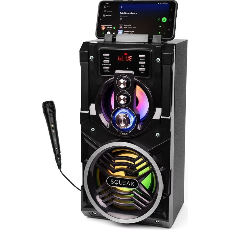 Squeak Głośnik bluetooth 5.1 z karaoke 20w sq1000 beatboxer