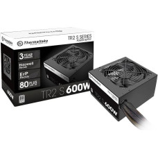 Thermaltake Zasilacz tr2 s black 600w (80+ 230v eu, 2xpeg, 120mm, single rail)