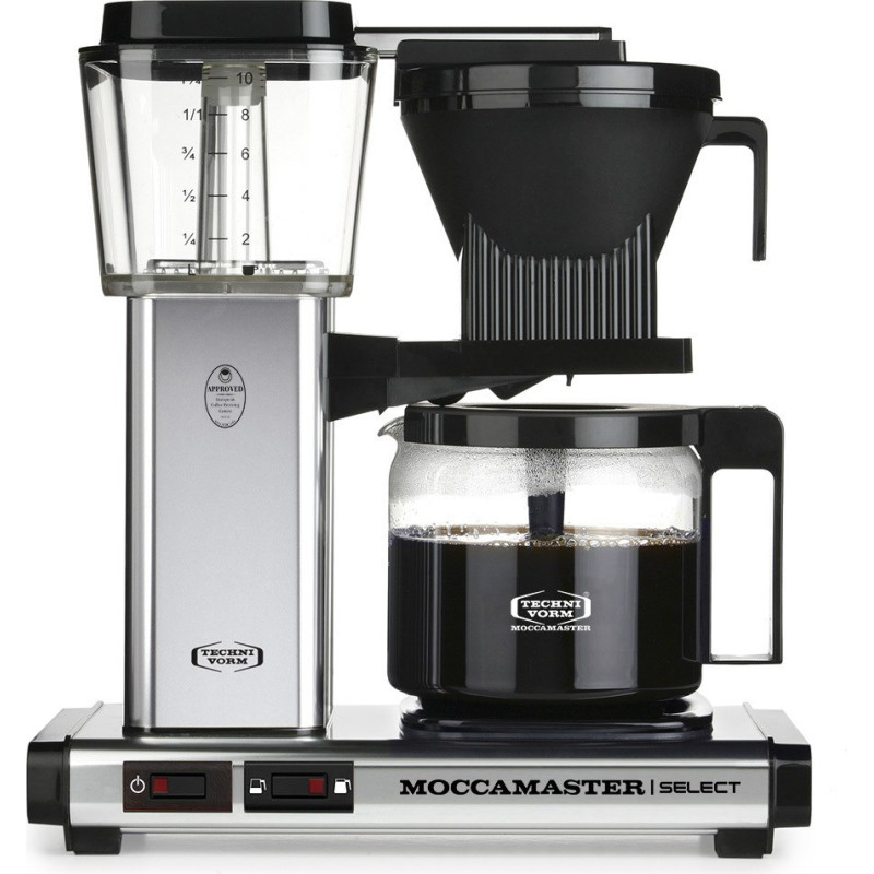 Moccamaster Ekspres przelewowy moccamaster kbg 741 select - polished silver