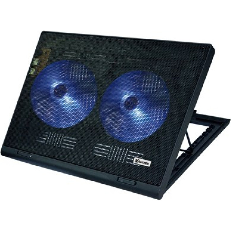 Vakoss Podstawka chłodząca pod notebook vakoss lf-2463uk (17.x cala; 2 wentylatory; hub)
