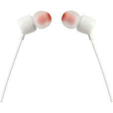 JBL Słuchawki jbl t110 (biały, z mikrofonem)