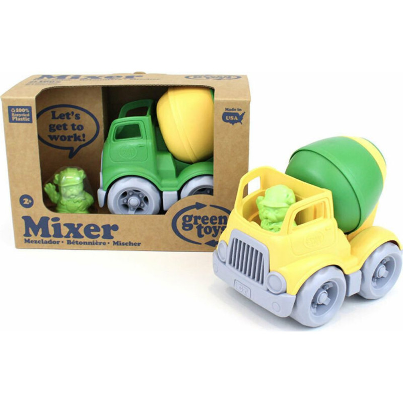 Green Toys : Mixer Construction Truck - Green/Yellow (CMXG-1263)