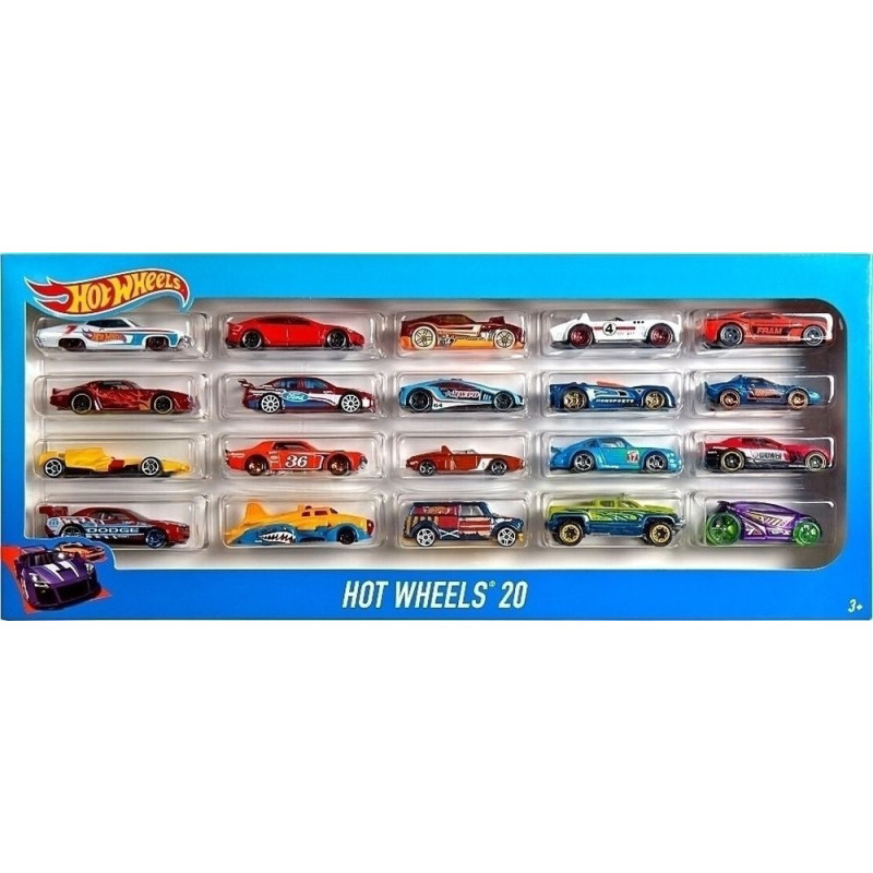 Mattel HOT WHEELS - 20 CAR GIFT PACK (H7045) (Random)