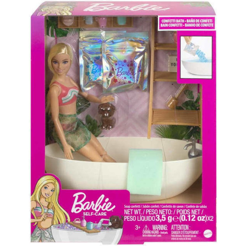 Mattel Barbie: Wellness - Confetti Bath Playset (HKT92)