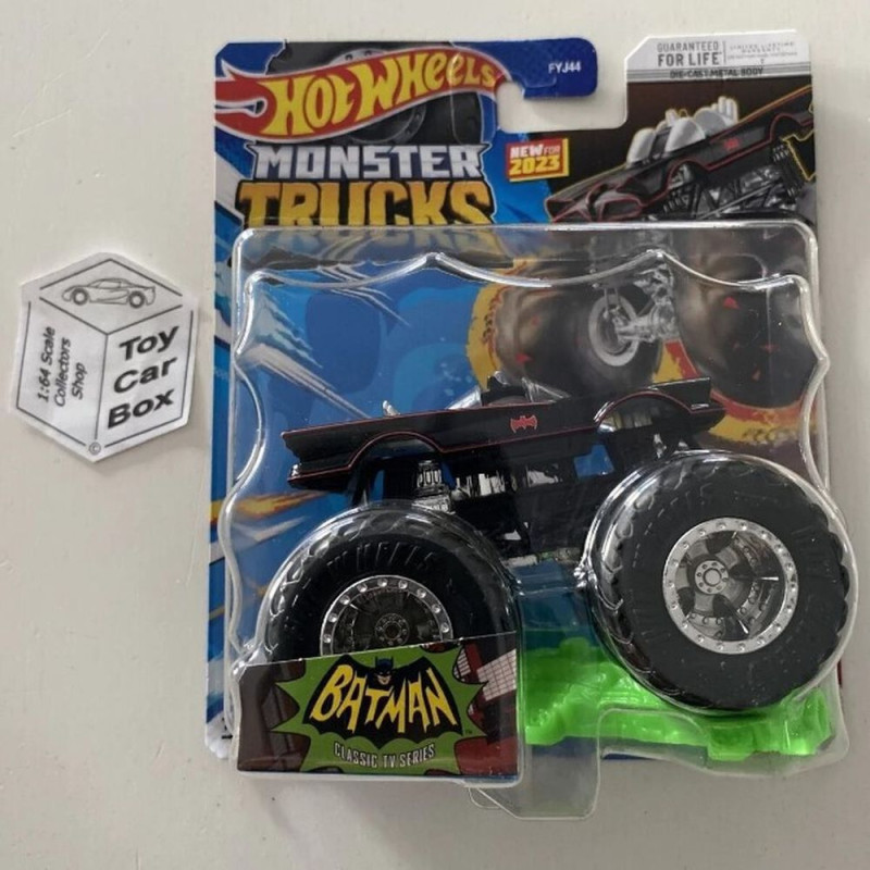 Mattel Hot Wheels Monster Trucks 2023 - Batman Classic TV Series Die-Cast Vehicle (HPX05)