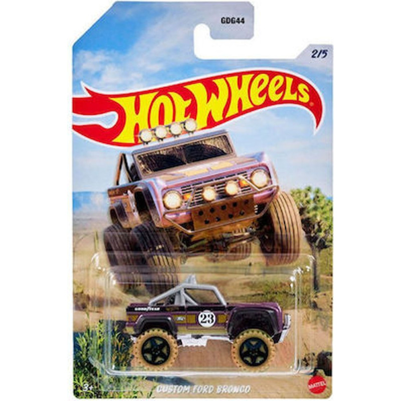 Mattel Hot Wheels: Baja Cars 4X4 - Custom Ford Bronco (HLK21)