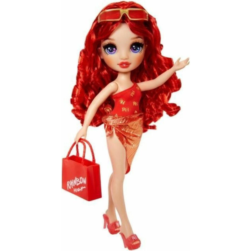 MGA Rainbow High: Swim  Style Fashion - Ruby Anderson (Red) Doll (507277-EUC)