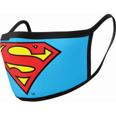 Pyramid International Pyramid DC: Superman (Logo) Mask - 2Pack Face Covers (GP85559)