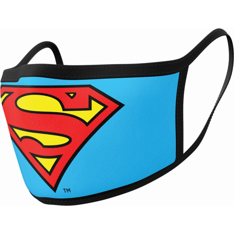 Pyramid International Pyramid DC: Superman (Logo) Mask - 2Pack Face Covers (GP85559)