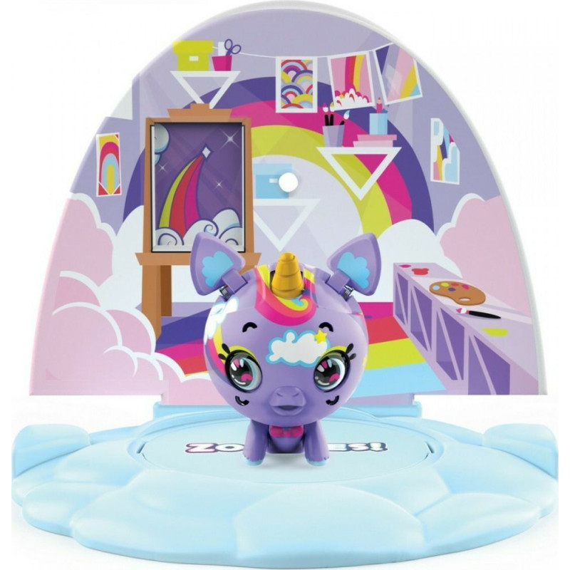 Spin Master Zoobles!: Zoobles  Happitat - Rainbow Unicorn 1-Pack (20134975)