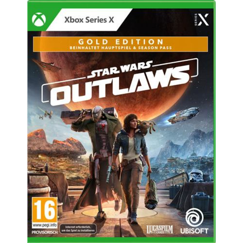 Ubisoft XSX Star Wars Outlaws Gold Edition Xbox Series X video spēle