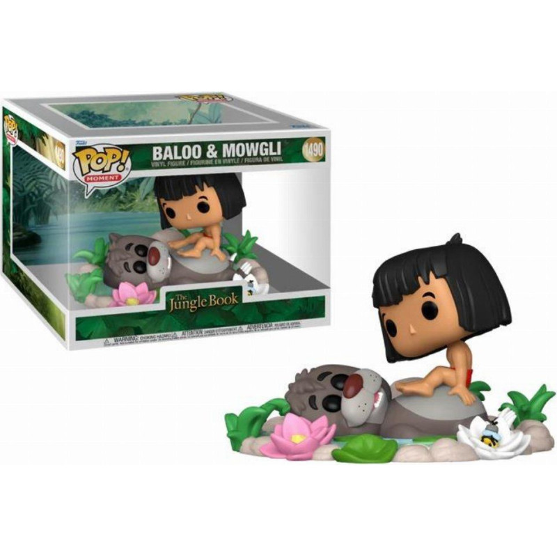 Funko Pop! Moments: The Jungle Book - Baloo  Mowgli​ #1490 Vinyl Figure