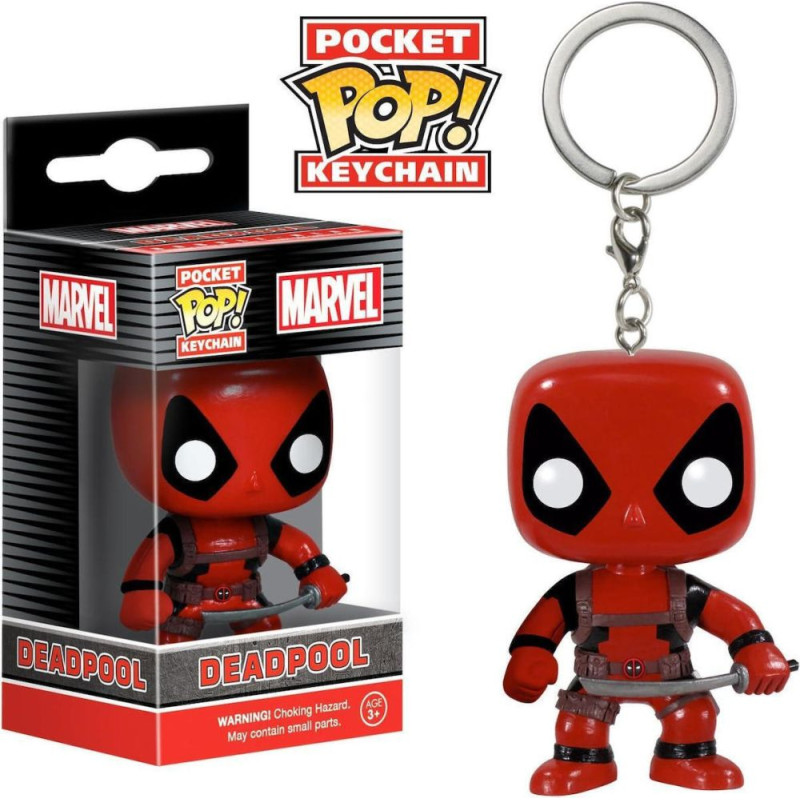 Funko Pocket Pop!: Marvel - Deadpool Booble Head Vinyl Figure Keychain