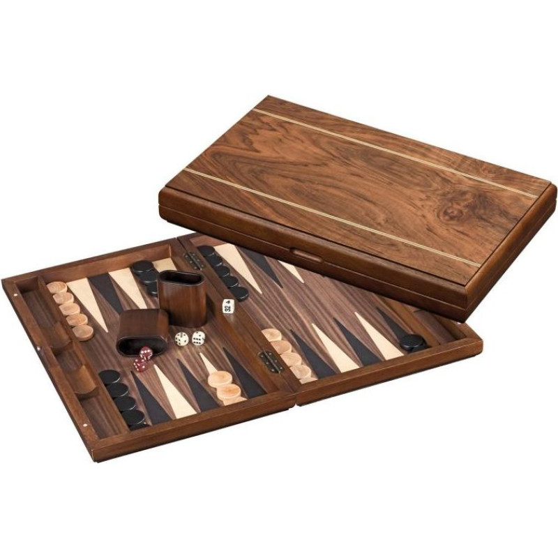 Philos Backgammon Delos, large, magnetic lock nardi