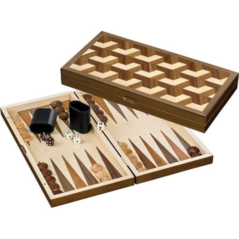 Philos Backgammon Zakynthos, medium, magnetic lock nardi