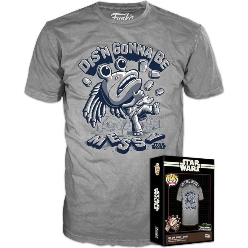 Funko Boxed Tee: Star Wars: The Phantom Menace Anniversary - Jar Jar Bink T-Shirt (S)