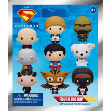 Monogram International Monogram: Superman Legacy 3D Foam Bag Clips Figures