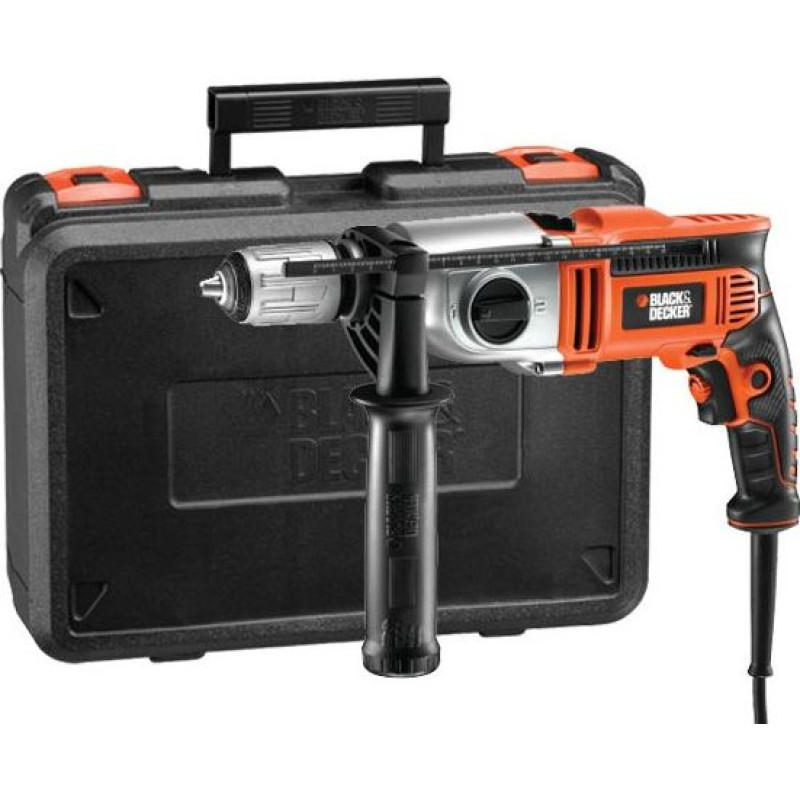 Black+Decker Wiertarka udarowe black+decker kr1102k-qs 1100w 13mm