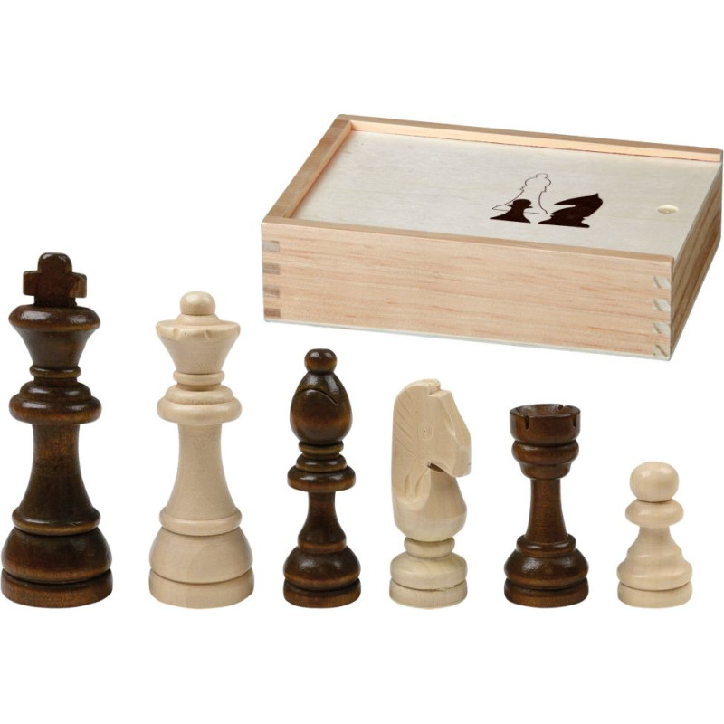 Philos Chess pieces Otto I, king height 100 mm, in wooden box šaha figūras 2019