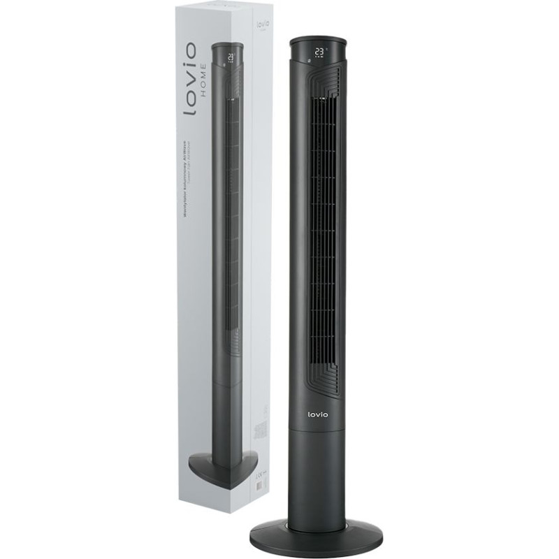 Lovio LVTF101N24C Tower Fan AirWave Black