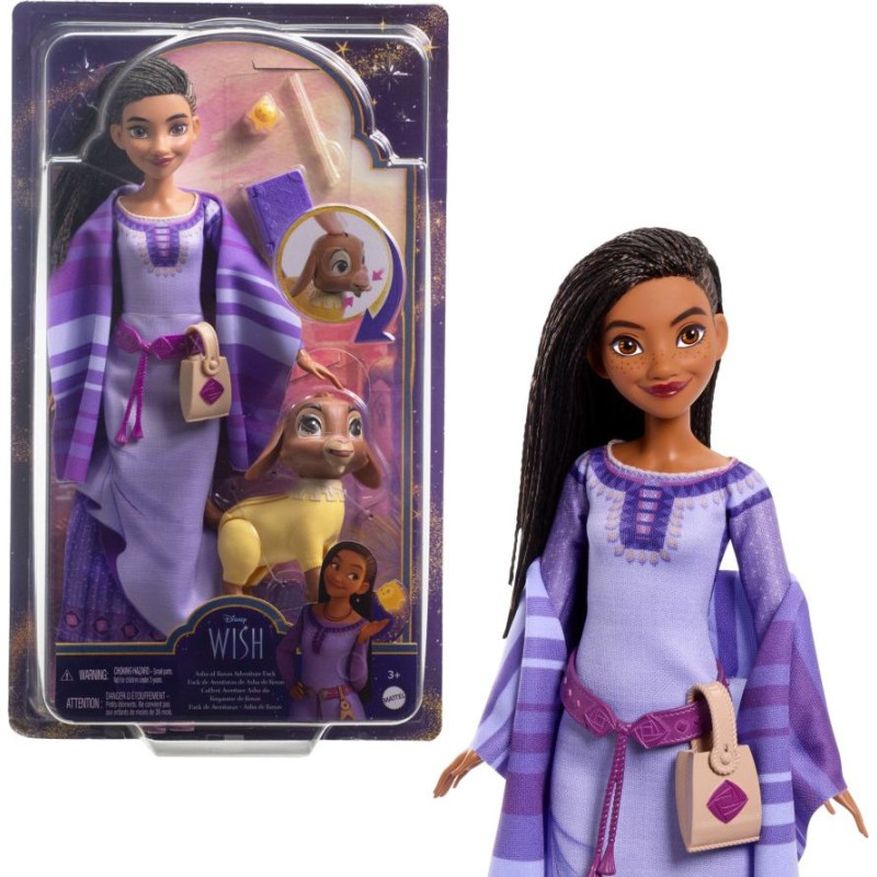 Mattel Disney: Wish Asha of Rosas - Adventure Pack (HPX25)
