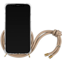 Lookabe Necklace iPhone Xs gold nude loo008