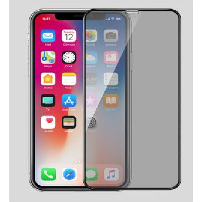 Comma Batus 3D Curved Privacy Tempered Glass iPhone 11 Pro Max black