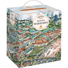 Czuczu Puzzle puzzlove miasto warszawa 1000 elementów