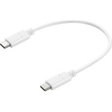 Sandberg 136-30 USB-C to USB-C Charge Cable 0.2m White